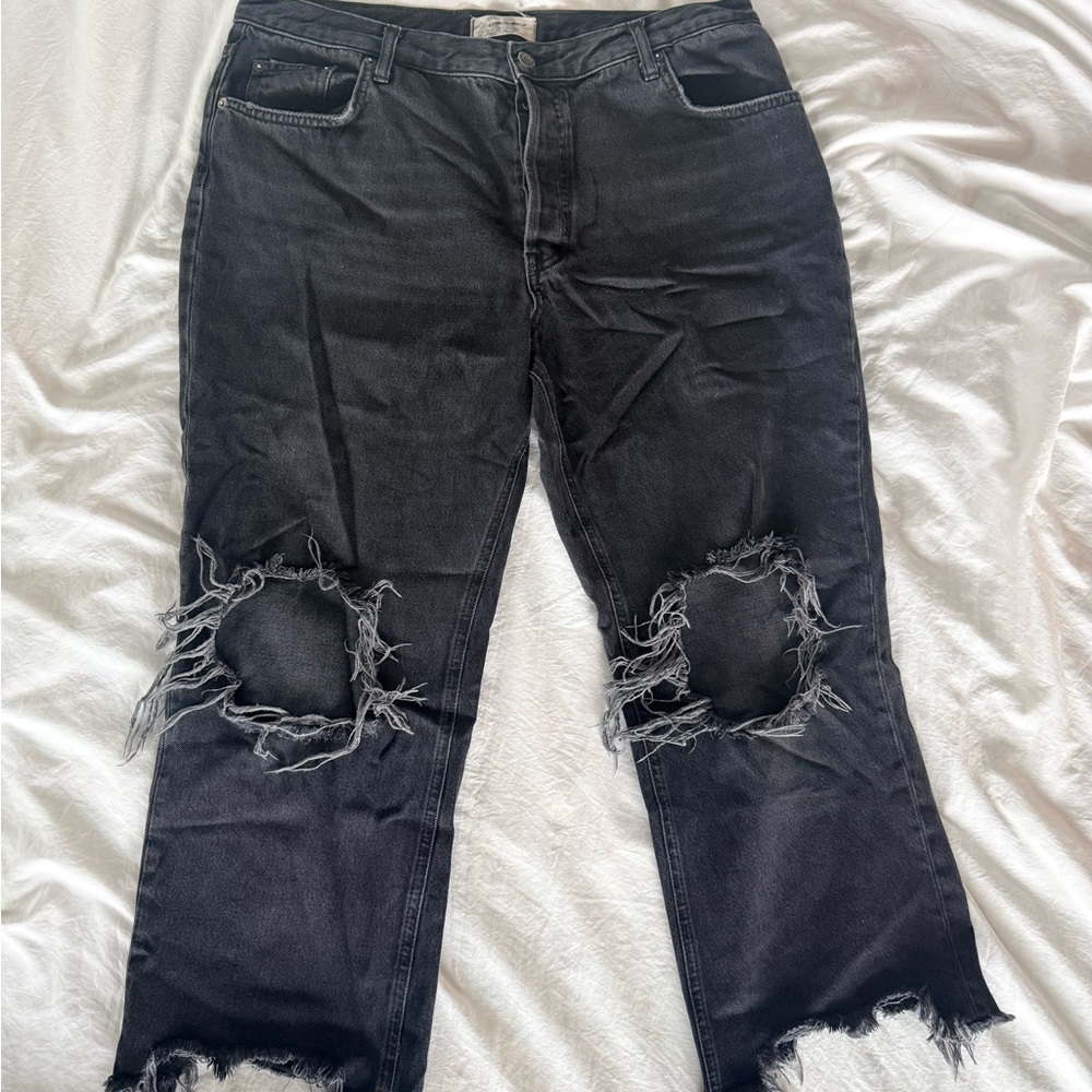 We The Free Charcoal Denim Pants